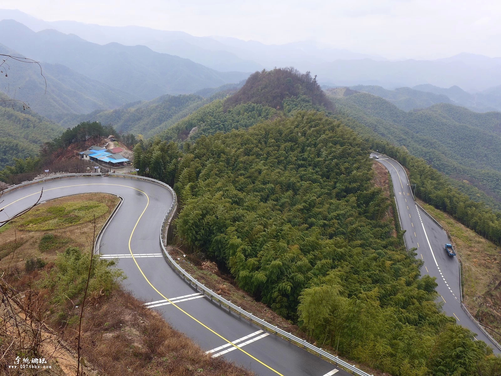 走了一段余姚最美的公路----四明山盘山公路