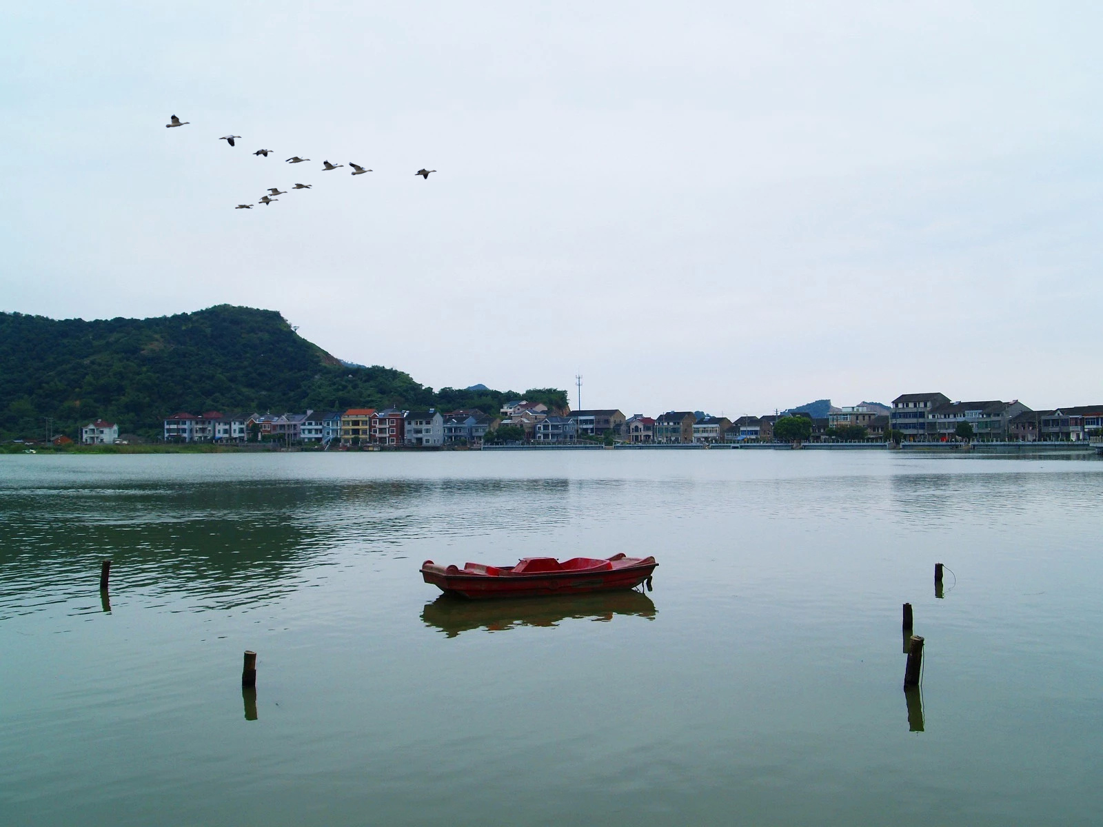 慈溪白洋湖风景