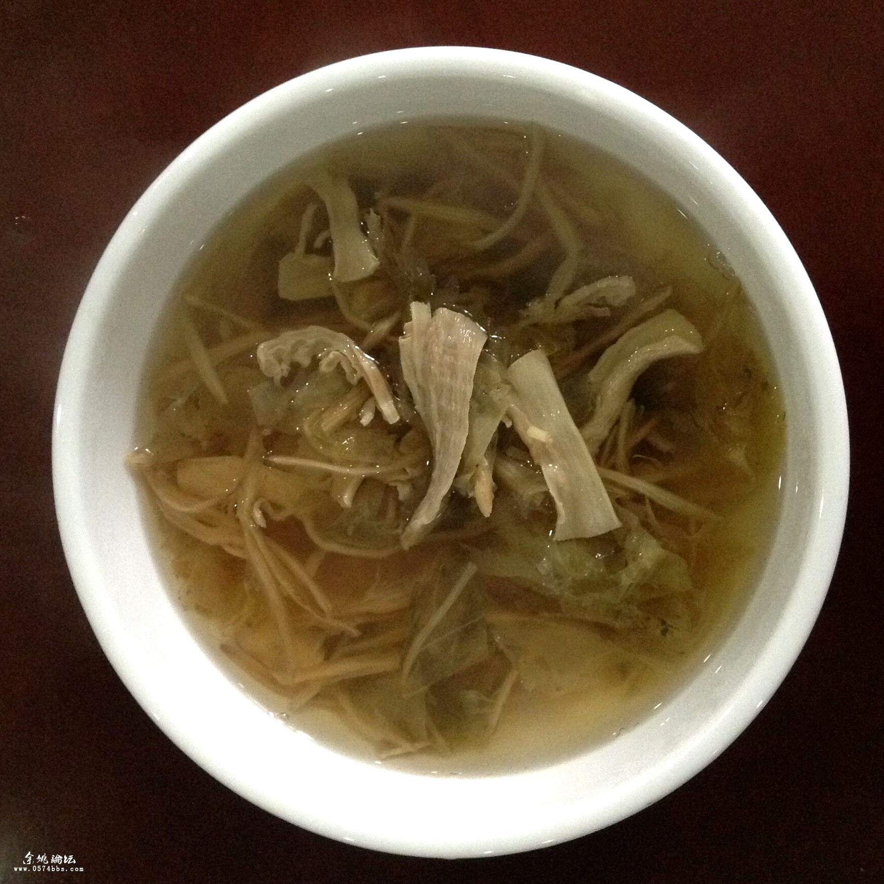 主要好久没喝干菜汤了